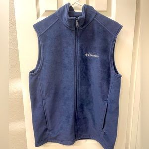 Columbia Navy Blue Fleece Vest